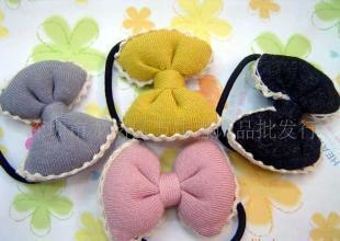 纯棉布皮筋头花 融合舒适与时尚的韩版束发艺术